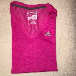 Adidas short sleeve workout shirt.